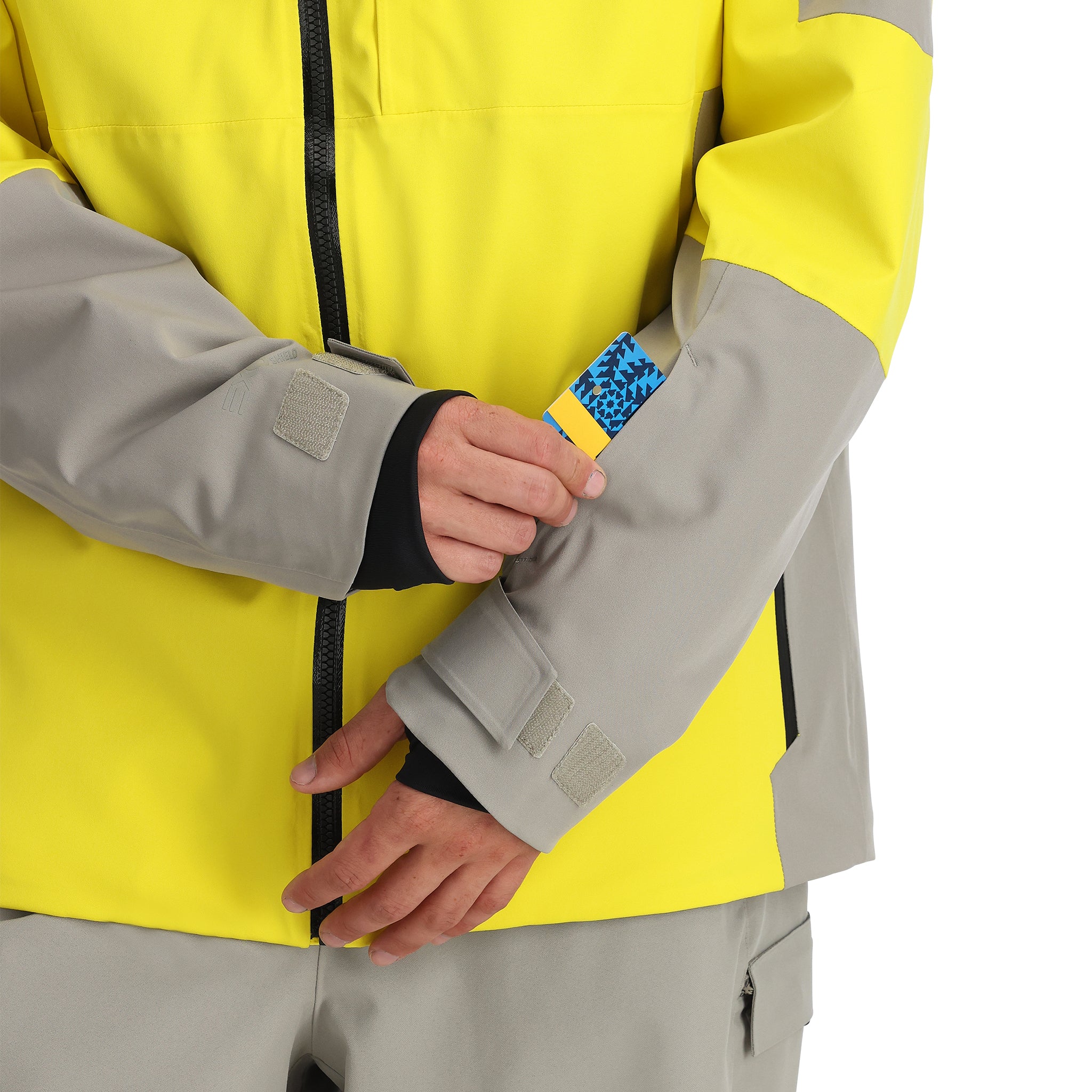 Mens Taos Shell Jacket - Acid Yellow