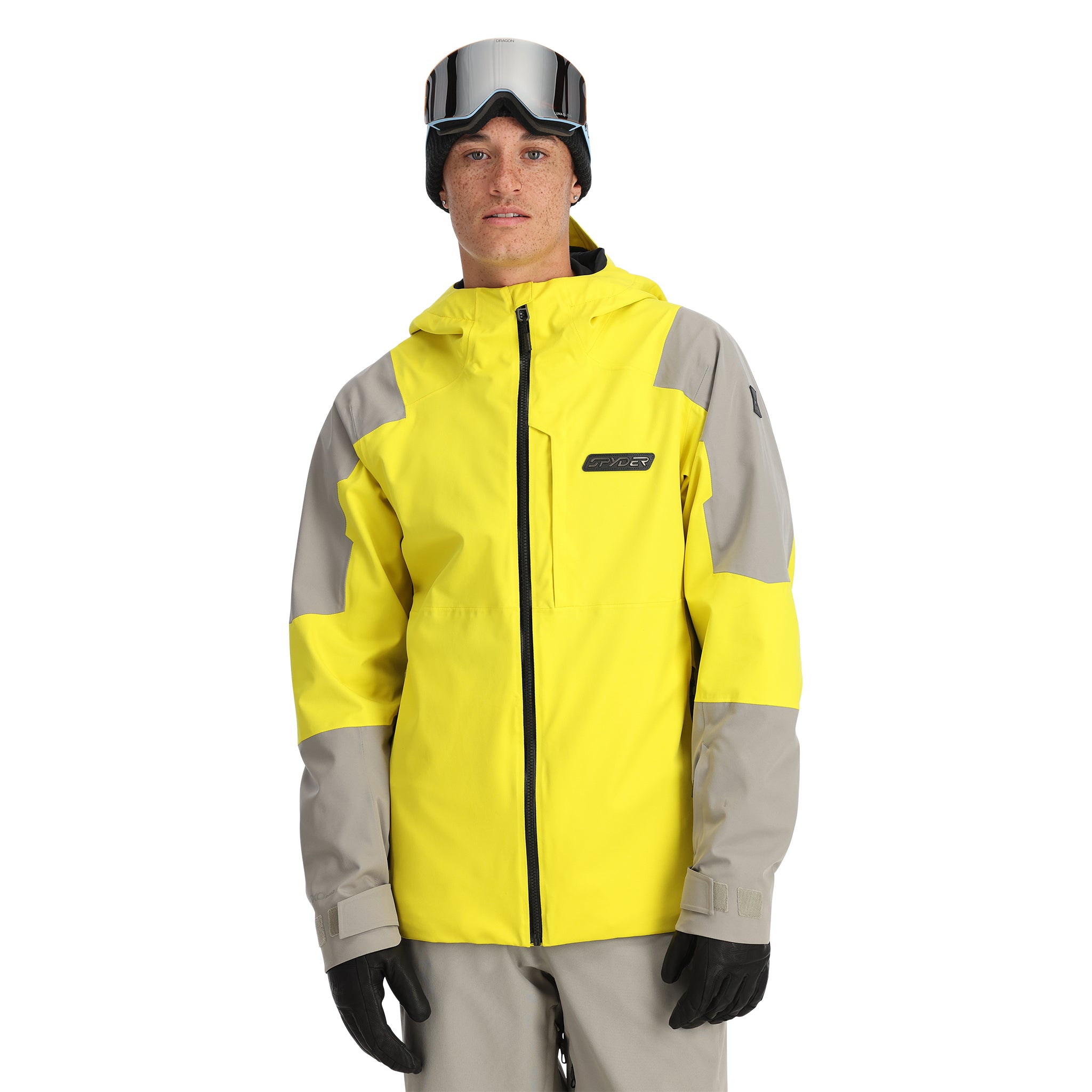 Mens Taos Shell Jacket - Acid Yellow