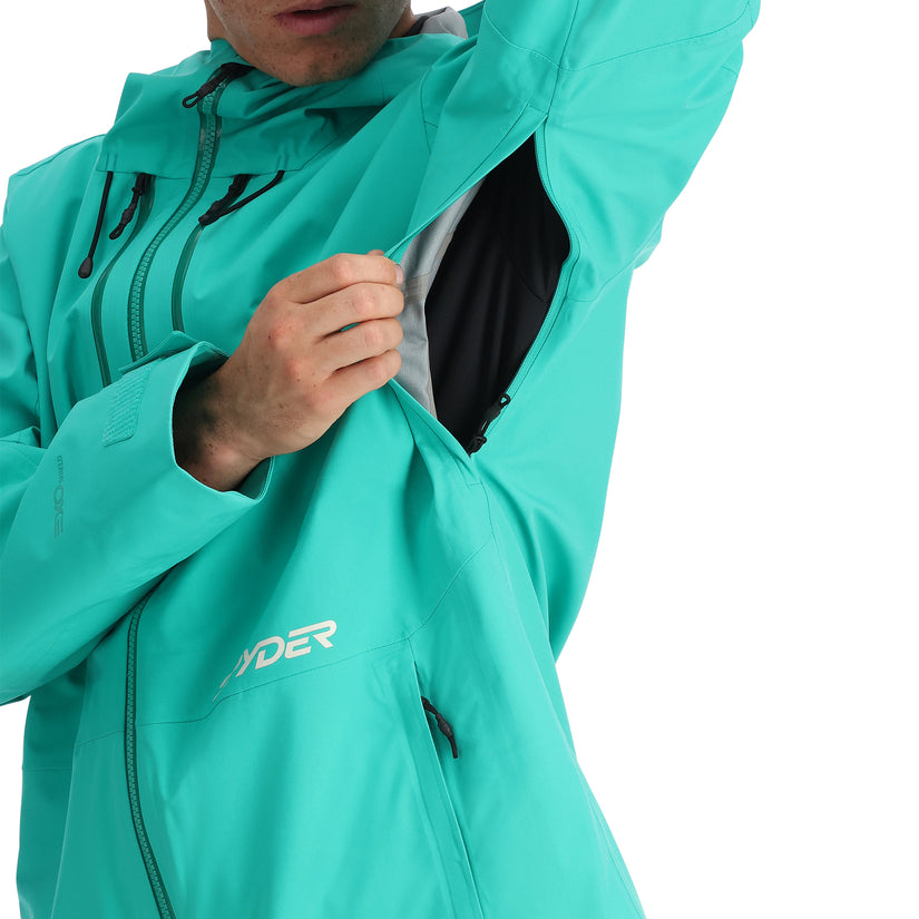 Jagged Shell Jacket - Teal Green