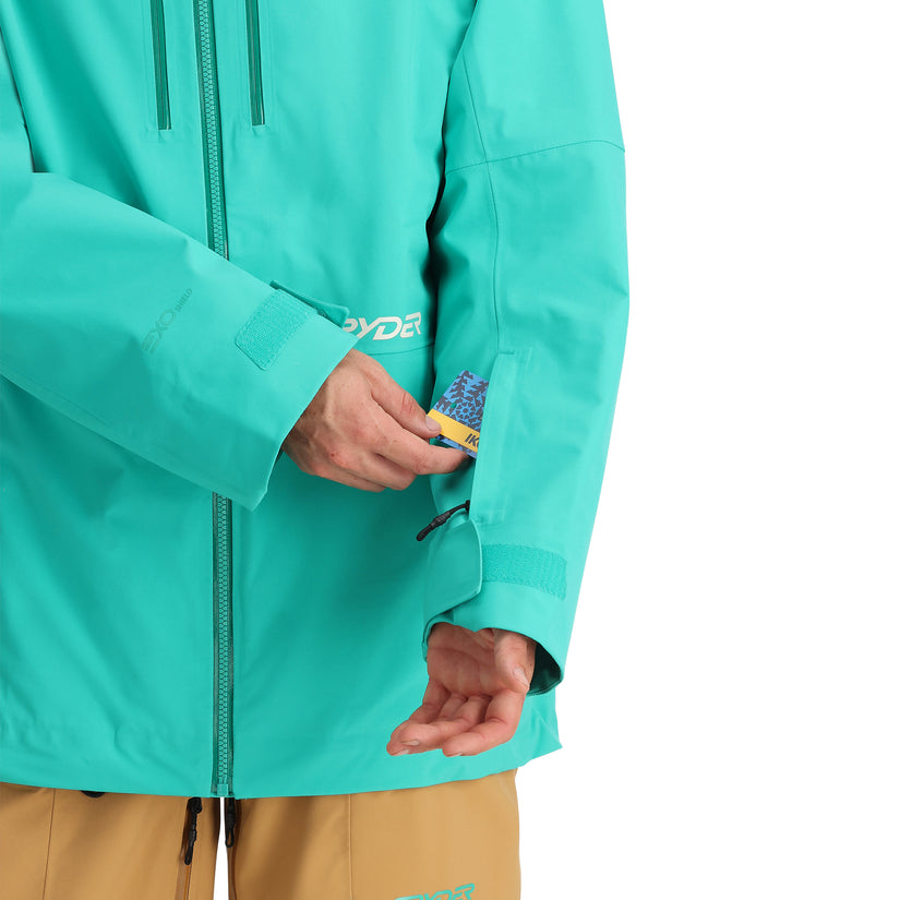 Jagged Shell Jacket - Teal Green