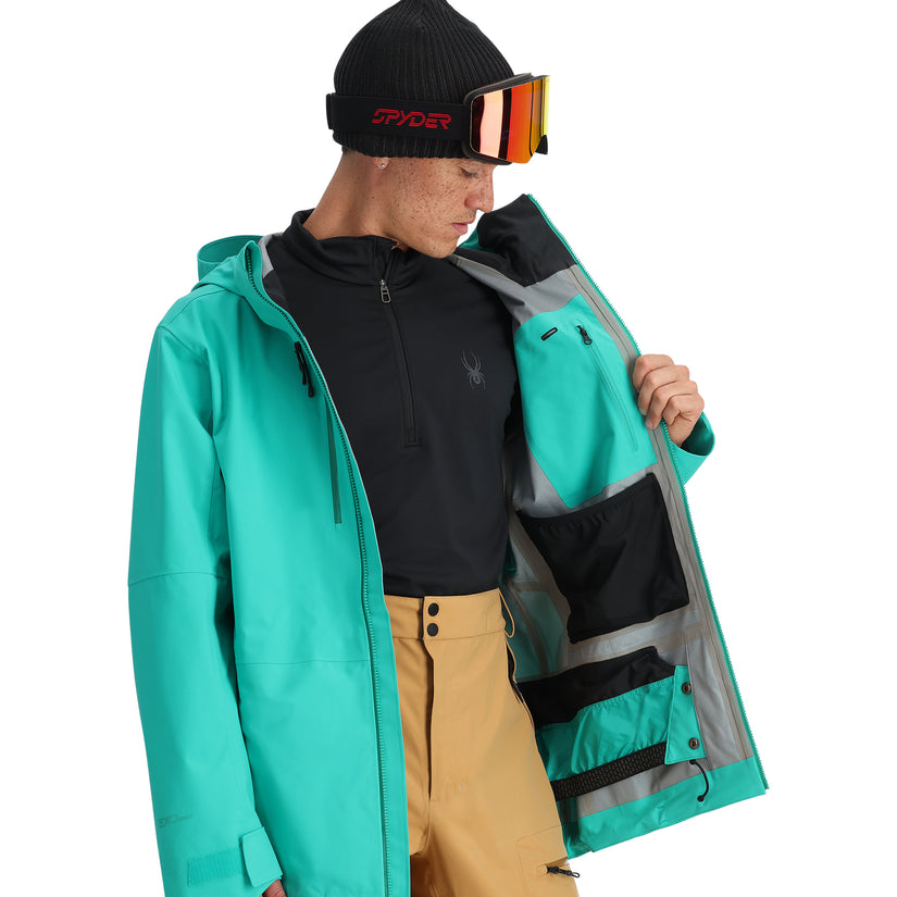 Jagged Shell Jacket - Teal Green