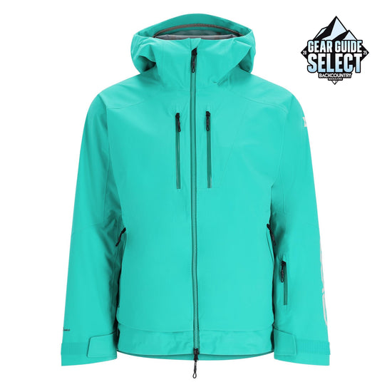 Mens Sanction Shell Jacket - Teal Green