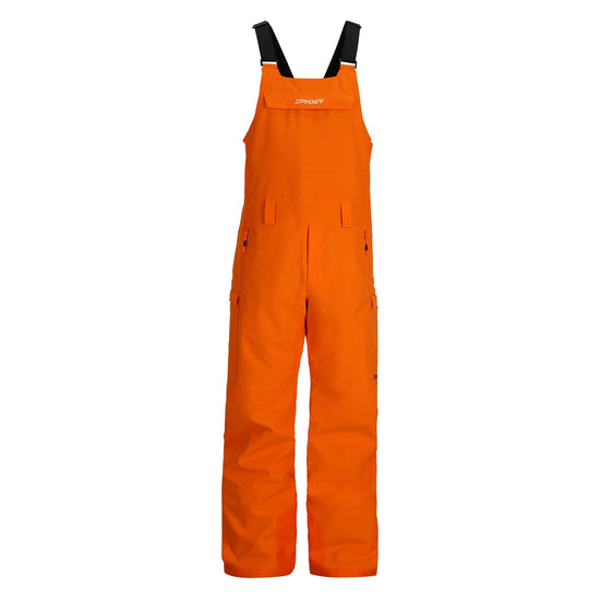 Mens Terrain Bib Pants - Orange Shock