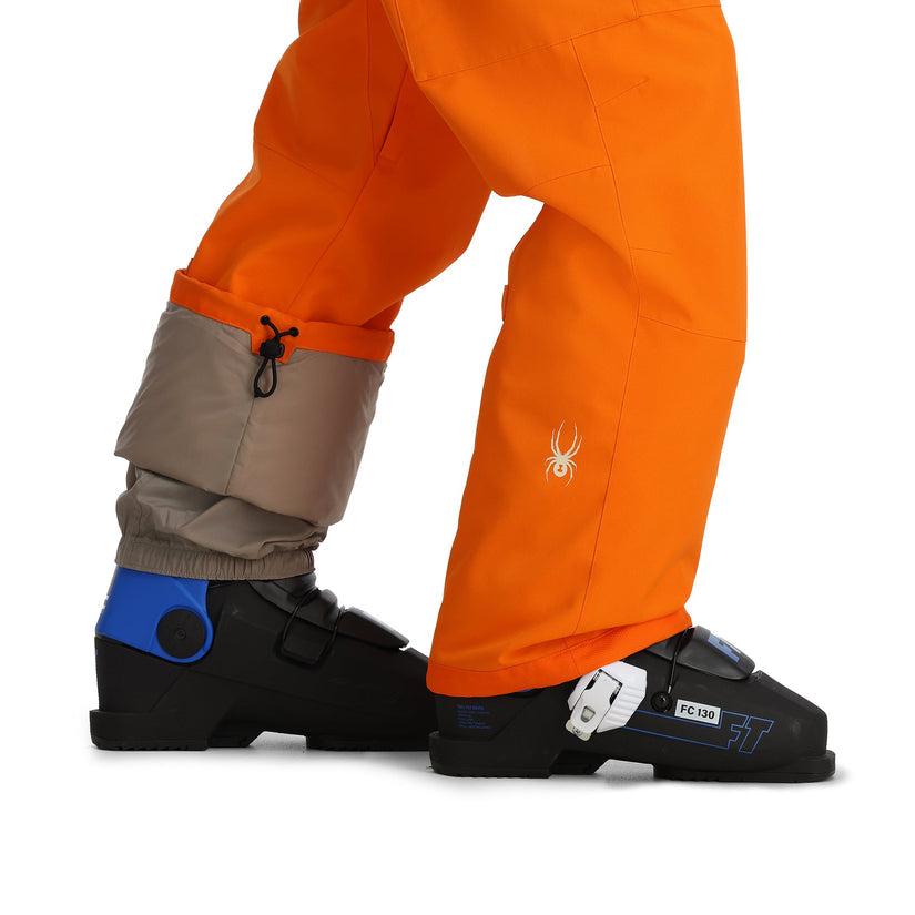 Mens Terrain Bib Pants - Orange Shock