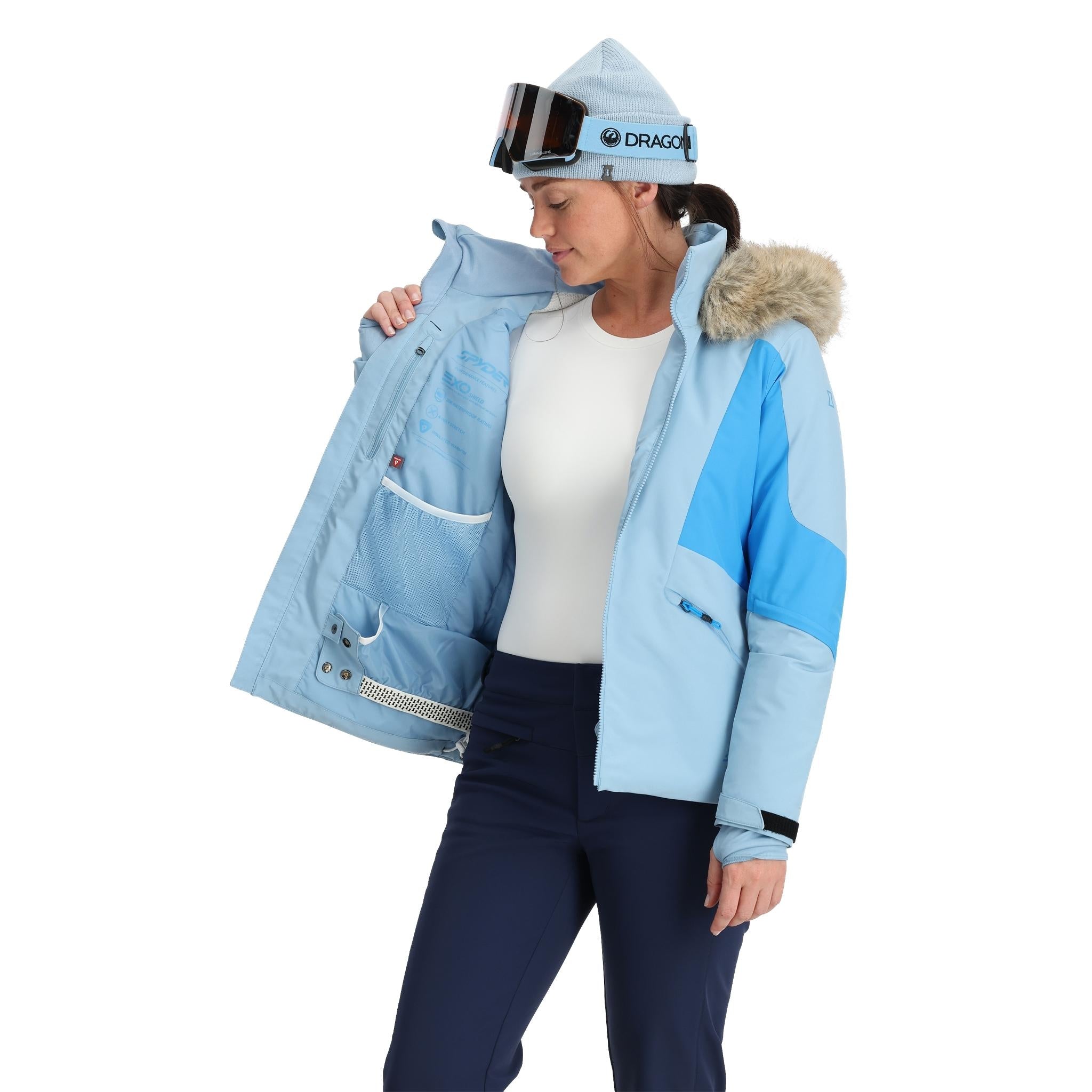 Womens Vida Jacket - Blue Drift