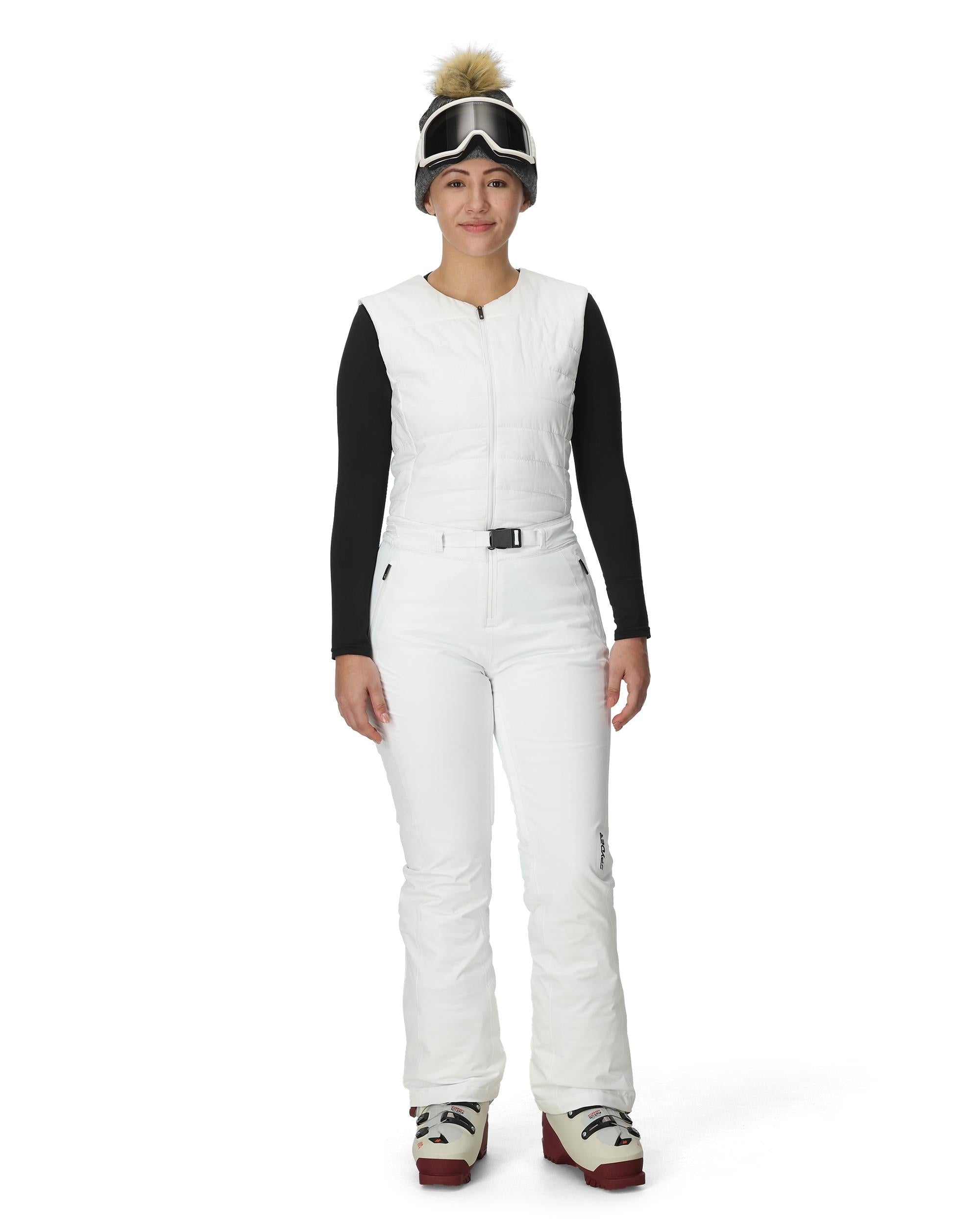 Womens On Piste Bib Pants - White