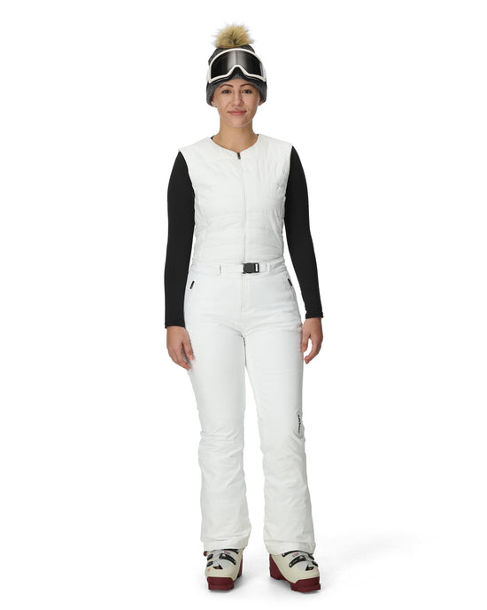 Womens On Piste Bib Pants - White