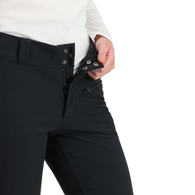 Womens Painted On Softshell Pants - Black (2023)