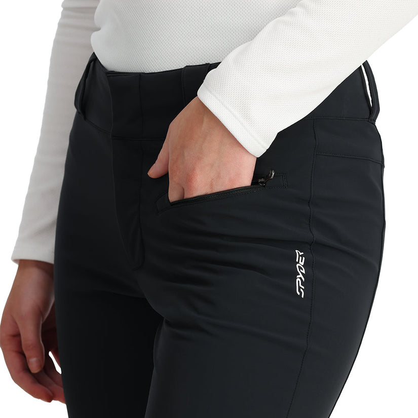 Womens Painted On Softshell Pants - Black (2023)