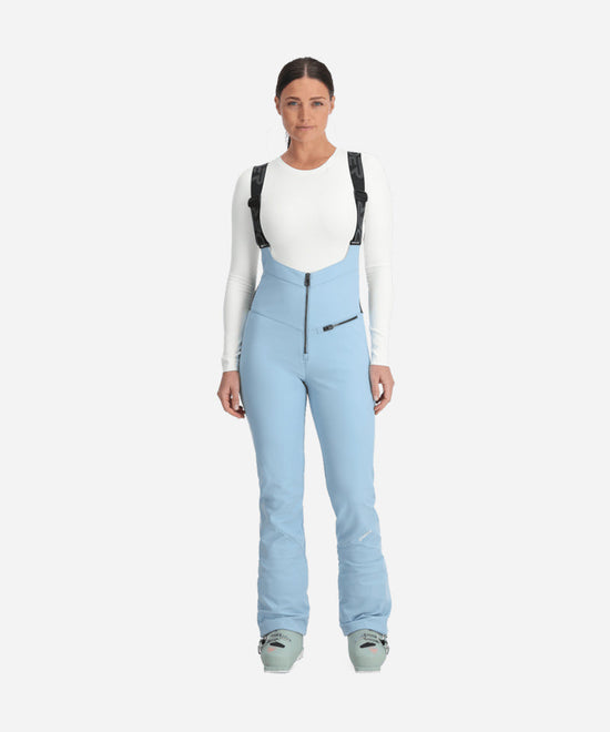 Womens Strutt Bib Softshell Pants - Blue Drift