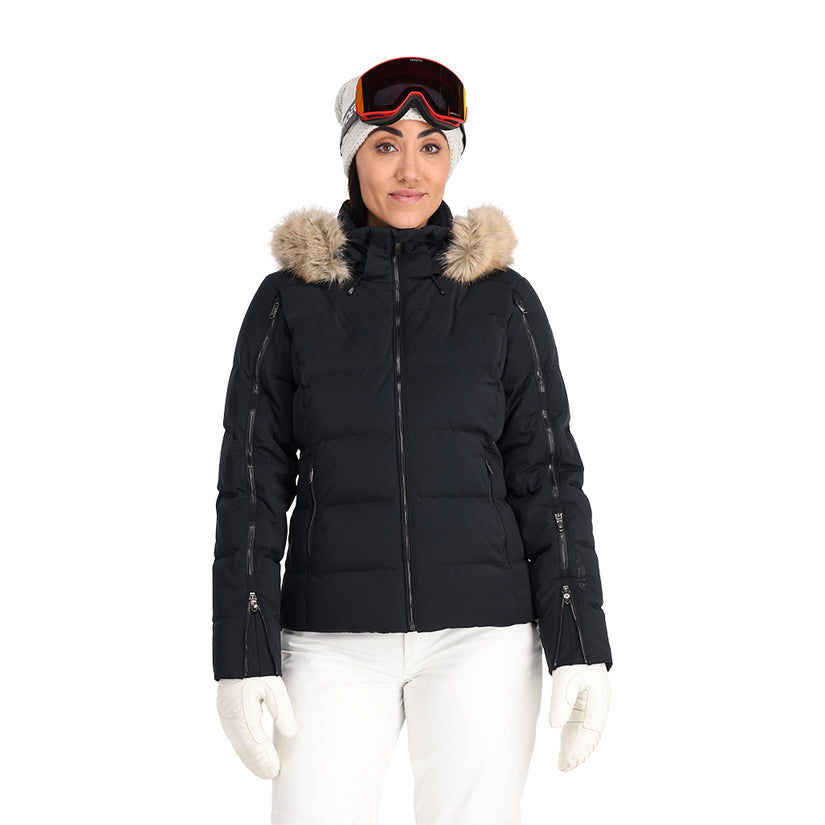 Womens Falline Faux Fur - Black (FA22)
