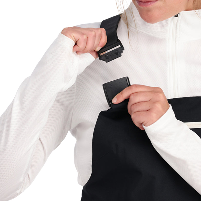 Womens Solitaire Bib  - Black (FA22)