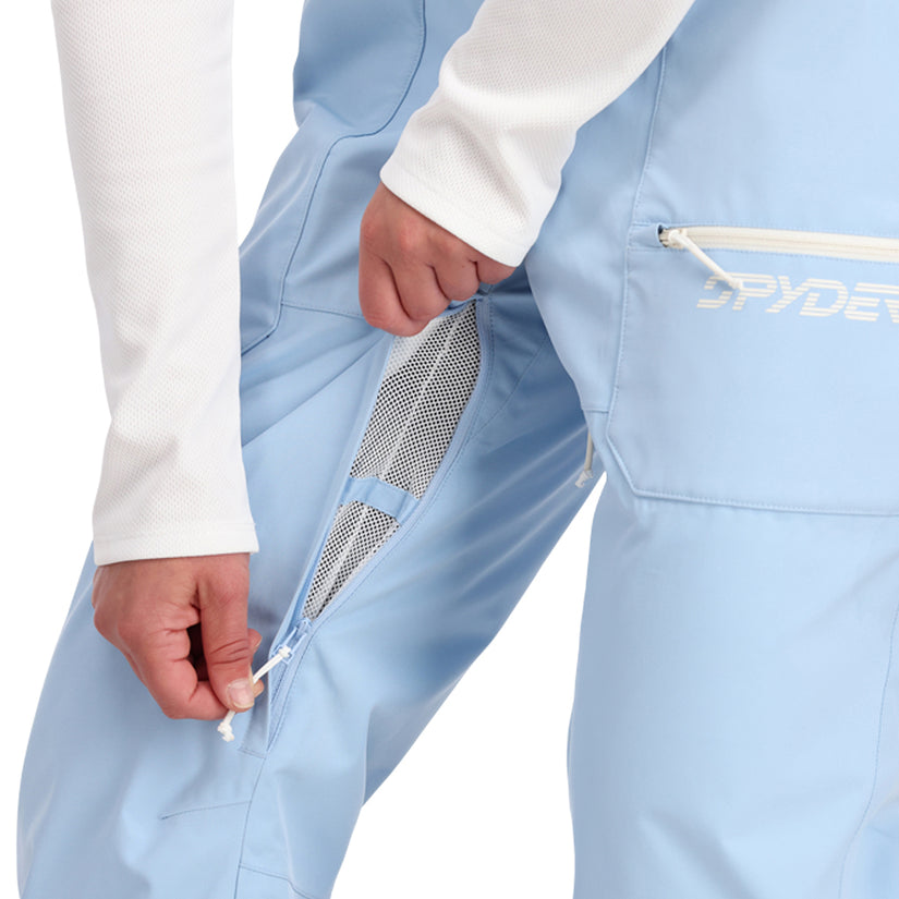 Womens Terrain Bib - Powder Blue High Voltage (FA22)