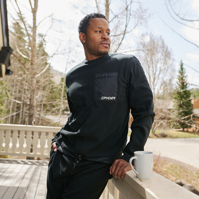 Mens Lounge Crew - Black