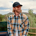 Mens Elevation Tech Flannel - Tannin Plaid