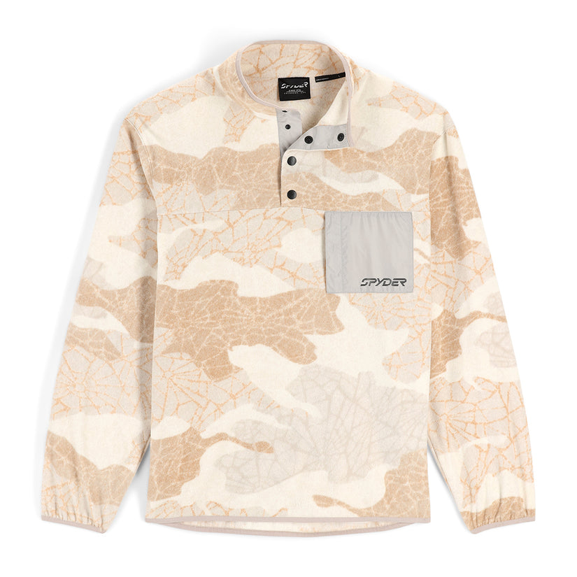Mens Snap Lounge Pullover - Haze Multi