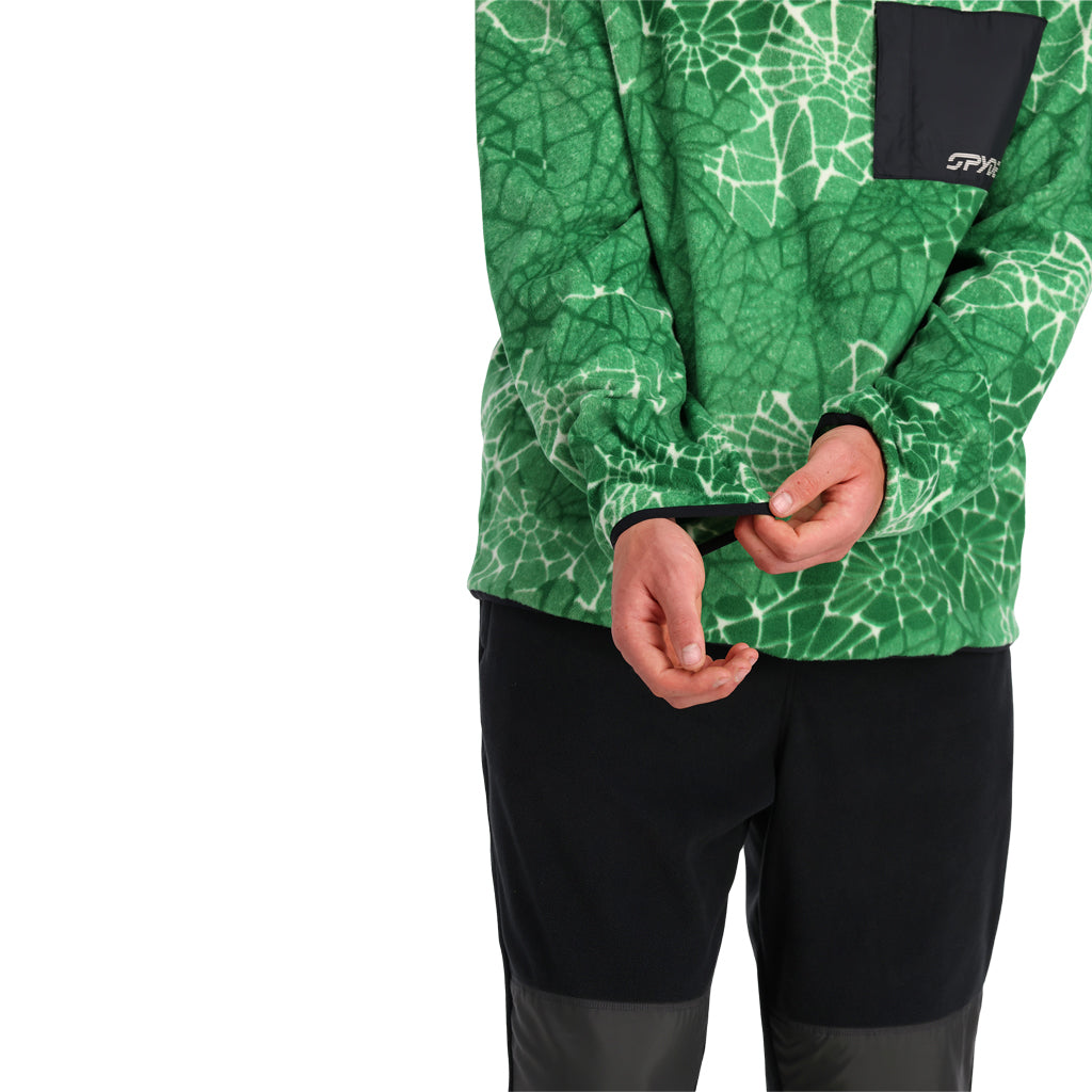 Mens Snap Lounge Pullover - Verdant Green